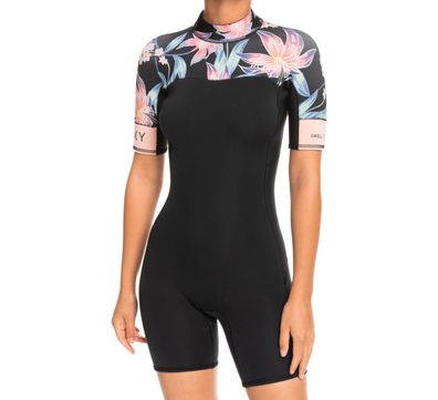 ROXY Women Neoprenanzug S/S Swell Series Bz anthracite paradise - Größe: