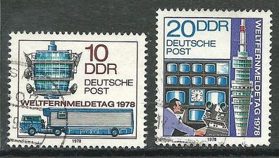 DDR gestempelt Michel-Nummer 2316-2317