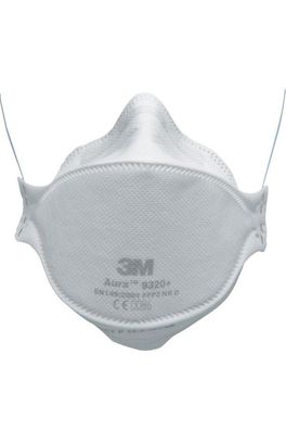 Maske Maskenhalbmaskenfilterung 3M 9320+ FFP2 Filtermaske Aura FFP2-1 Stück