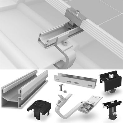 K2 Systems SingleRail Set für Ziegeldach