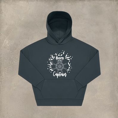 Oversize Hoodie Funshirt bedruckt mit dem Motiv Born to be Captain