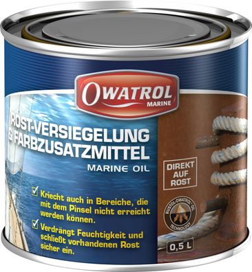 Marine Oil - Rostkonservierung Rostversiegelung Farbzusatzmittel