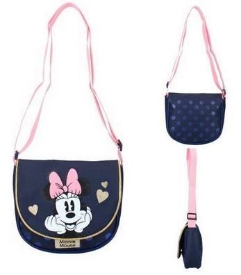 Disney Minnie Mouse - Schultertasche "Glitter Love" 17cm Minnie Maus NEU