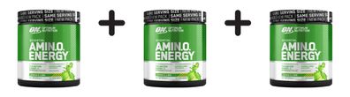 3 x Optimum Nutrition Amino Energy (270g) Lemon Lime