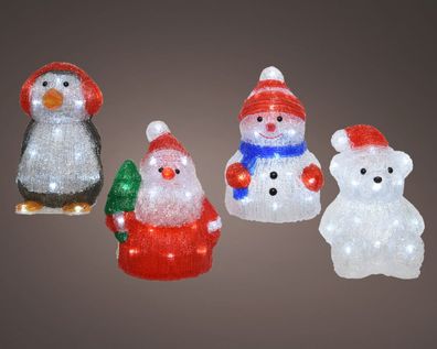 LED Figuren l16b20h25 cm 20l hldr a4 Weihnachtsbeleuchtung Lumineo