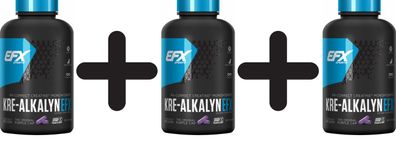 3 x All American EFX Kre-Alkalyn EFX - 240 caps