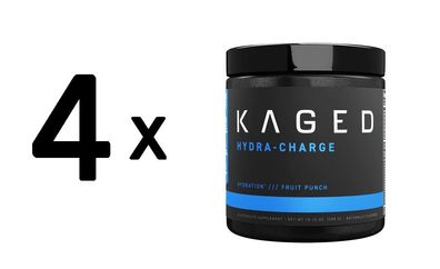 4 x Kaged Muscle Hydra-Charge, Fruit Punch - 288g