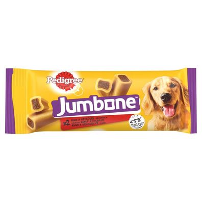 Hundefutter Jumbone Medium Rind & Geflügel 2pc 180g 1x12 Pedigree