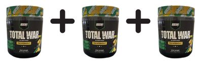 3 x Redcon1 Total War - Preworkout, Pineapple Juice - 424g