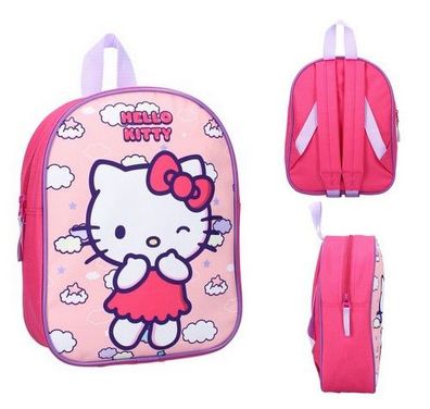 Hello Kitty - Rucksack "Pink Ribbon" Kita Sport Freizeit Kinder 29cm