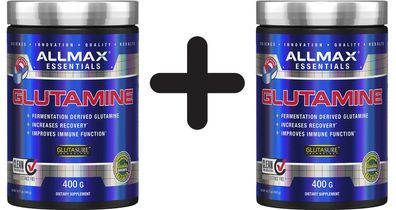 2 x AllMax Nutrition Glutamine - 400g