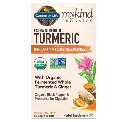 Extra Strength Turmeric - mykind Organics - 60 vegan tabs