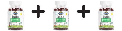 3 x Garden of Life Kids Probiotic, 3 Billion CFU (Cherry) - 30 gummies