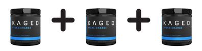 3 x Kaged Muscle Hydra-Charge, Fruit Punch - 288g