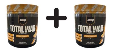 2 x Redcon1 Total War - Preworkout, Orange Crush - 424g