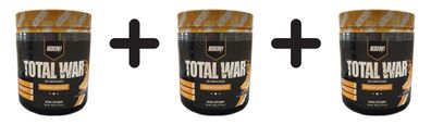 3 x Redcon1 Total War - Preworkout, Orange Crush - 424g