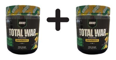 2 x Redcon1 Total War - Preworkout, Pineapple Juice - 424g