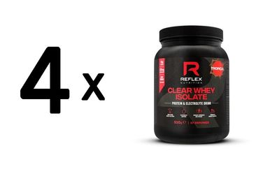 4 x Clear Whey Isolate, Tropical - 510g