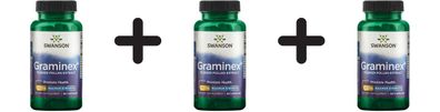 3 x Swanson Graminex, 500mg - 60 caps