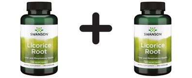 2 x Swanson Licorice Root, 450mg - 100 caps