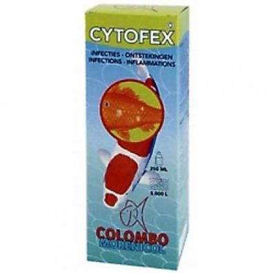 Koi Teichmedizin Colombo Morenicol Cytofex - 250ml für 5000 Ltr. Teichvolumen