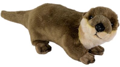 Carl Dick Otter stehend ca. 30cm, 45cm mit Schwanz 1857 Kuscheltier, Plüschtier, Stof