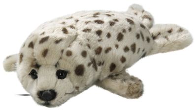 Carl Dick Seehund grau mit Punkten ca. 26cm 2994 Kuscheltier, Plüschtier, Stofftier
