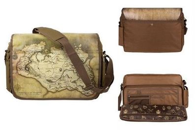 The Elder Scrolls V: Skyrim - Messenger Bag / Umhängetasche "Map" 45 cm NEU