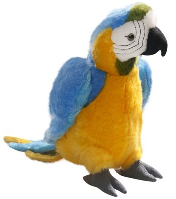 Carl Dick Papagei blau-gelb ca. 27cm 3338 Kuscheltier, Plüschtier, Stofftier