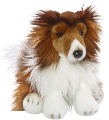 Carl Dick Collie, Langhaarcollie sitzend ca. 25cm 3345 Kuscheltier, Plüschtier, Stoff