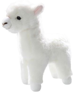 Carl Dick Lama stehend weiß ca. 25cm lang, ca. 27cm hoch 3436 Kuscheltier, Plüschtier