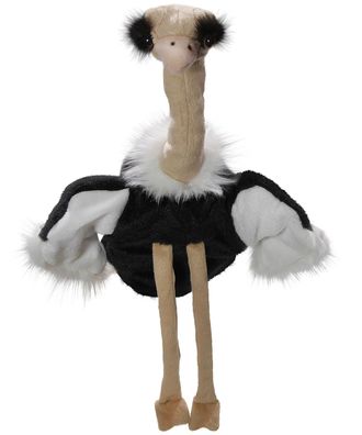 Vogel Strauß Handpuppe ca. 40cm hoch, ca. 30cm (nur Körper) von Carl Dick 3462 Kusche