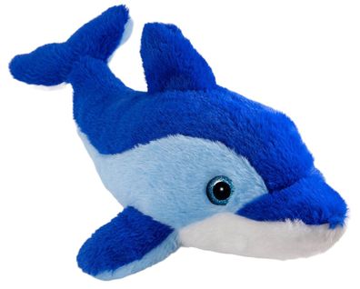 Carl Dick Delfin blau mit Glitzer-Augen, Plüschtier, Kuscheltier ca. 44cm 3580