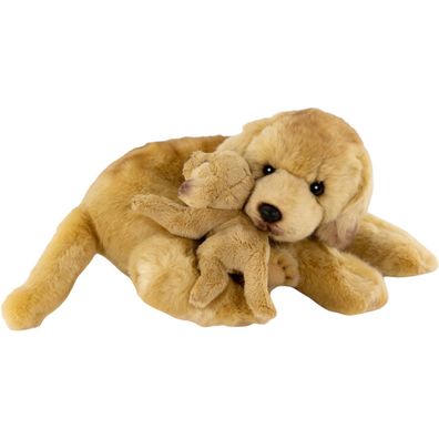 Carl Dick Labrador mit Baby ca. 30cm Plüschtier, Stofftier, Kuscheltier 3618