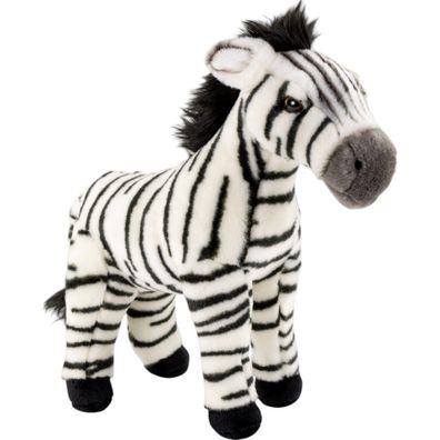 Carl Dick Zebra stehend ca. 30cm Plüschtier, Stofftier, Kuscheltier 3653