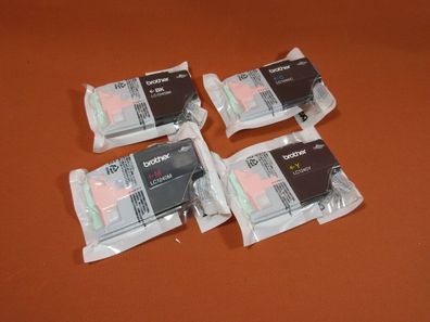 Original Brother LC1240 bk-c-m-y Verschweißt , rother ink cartridge