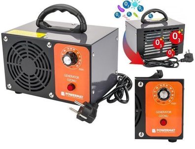 Ozongenerator Ozonisator 28g/h Luftreiniger Auto Ozonmaschine Ozongerät mit Timer Ozo