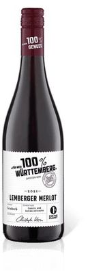 Fuer mich 100% Wuerttemberg Lemberger/Merlot 2021 0.75 L Flasche (Gr. 0.75 L Flasche)