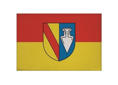 Aufnäher Denzlingen Flagge Patch 9 x 6 cm