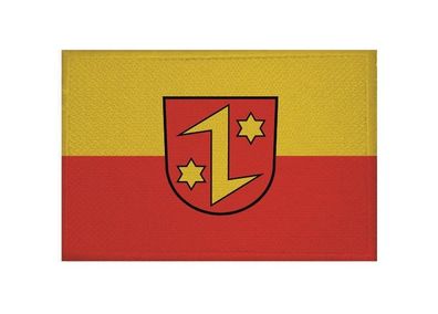 Aufnäher Dettingen an der Ems Flagge Patch 9 x 6 cm