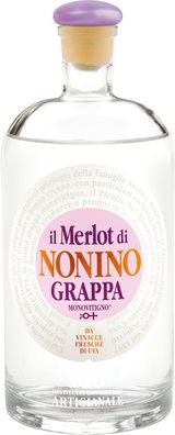 Nonino Distillatori Grappa Il Merlot Monovitigno NV 0.7 L Flasche (Gr. 0.7 L Flasche)