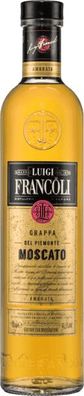 Luigi Francoli Grappa Moscato Del Piemonte Barrique 41 5% NV 0.7 L Flasche