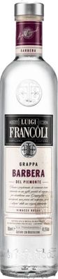 Luigi Francoli Grappa Barbera Del Piemont 41 5% NV 0.7 L Flasche (Gr. 0.7 L Flasche)