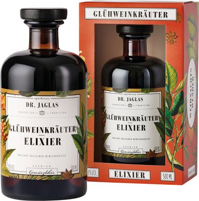 Dr. Jaglas Gluehweinkraeuter Elixier NV 0.5 L Flasche (Gr. 0.5 L Flasche)