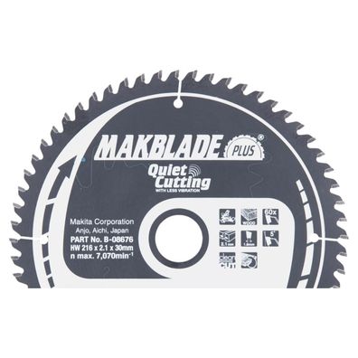 Makita Kreissägeblatt, Makblade PLUS 216 x 30 mm • 60 Zähne