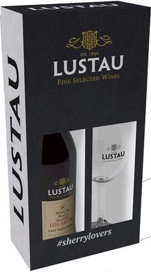 Emilio Lustau Gp Amontillado Sherry Los Arcos + Glas NV 0.75 L Flasche