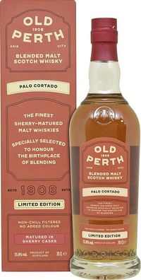 Morrison Scotch Whisky Distillers Old Perth Ltd Edition Palo Cortado NV 0.7 L Flasche