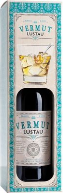 Emilio Lustau Vermouth White Onpack in Geschenkverpackung mit Glas NV 0.75 L Flasche