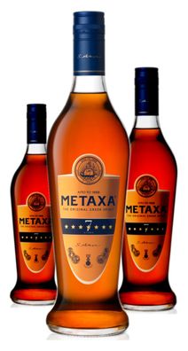 3 x S. METAXA Metaxa 7 Sterne