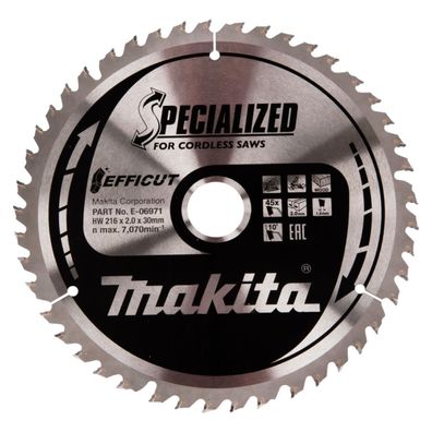 Makita Efficut Kapp- und Gehrungssägen 216 x 30 mm • 45 Zähne